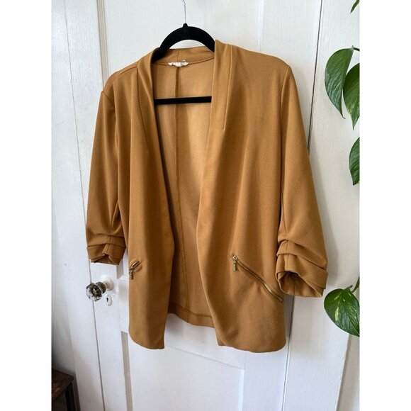Maurices women’s size medium mustard blazer - Picture 2 of 7